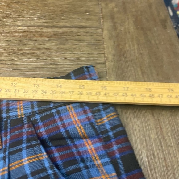 Juniors' SO Plaid Cargo Pants High Rise Straight Leg Size 13 - Picture 5 of 9